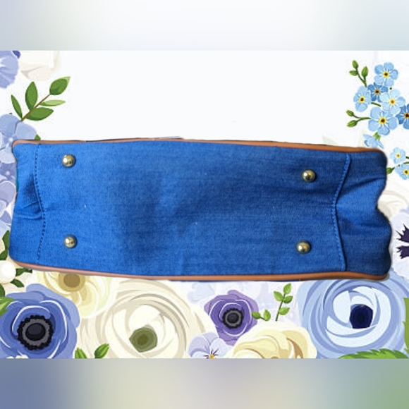 MAN - blue and brown purse - Picture 5 of 10